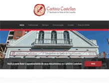 Tablet Screenshot of cartoriocastellan.com.br